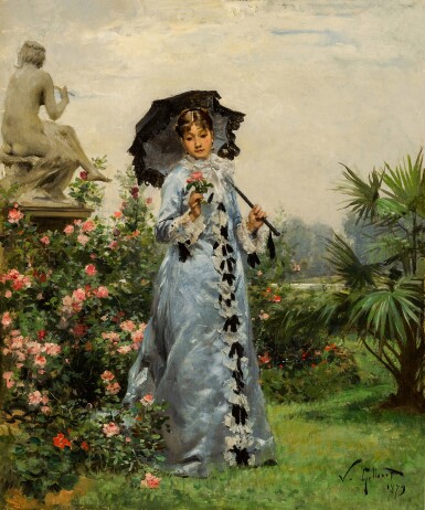 Élégante à la rose