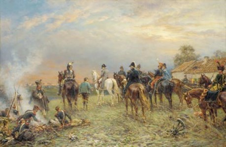 Near the Belle Alliance at dawn, June 18th, 1815