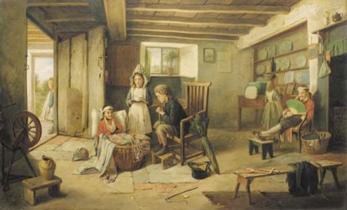 The wounded soldiers