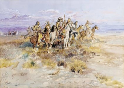 Charles Marion Russell, Indian Scouting Party