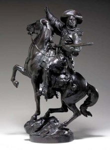 'Kit Carson,' A Bronze Equestrian Group
