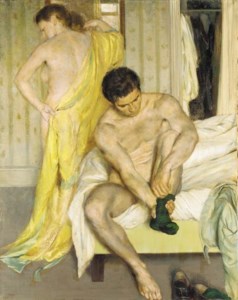 A Couple Dressing
