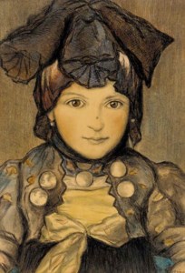 Portrait of a young girl