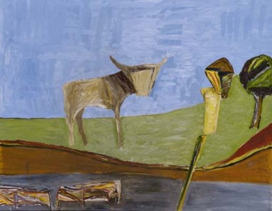 Bull in Landscape