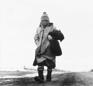 Internee at Hart Mountain Relocation Camp, Wyoming