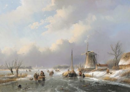 A winter landscape