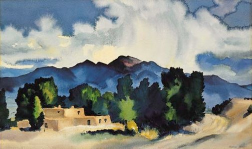 Afternoon Clouds and Adobes