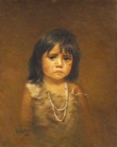 Indian Child with Tear