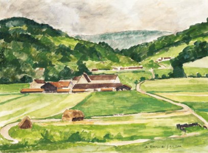 Vallée du Morin en juin: Ferme de Tigeaux