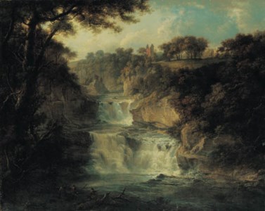 The Falls of Clyde, with figures
