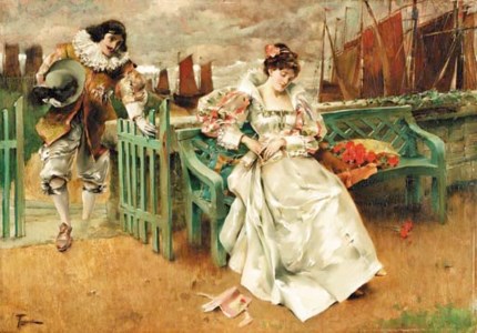 The suitor's arrival