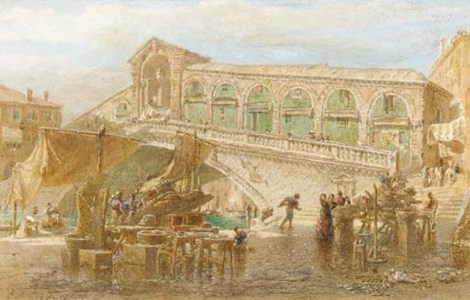 The Rialto bridge, Venice