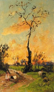 Ondergaande zon