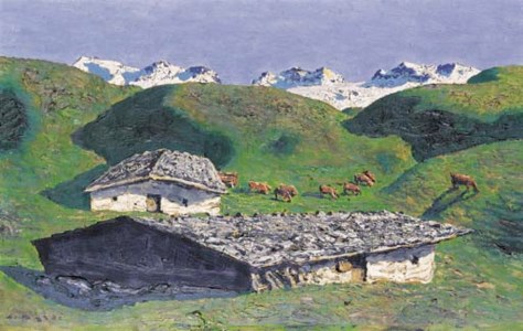 Almen und Gletscher