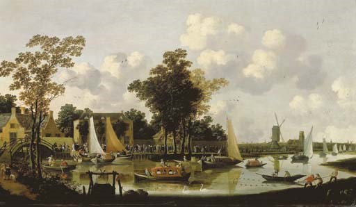 A holiday afternoon on the Zwaenhals, near Rotterdam