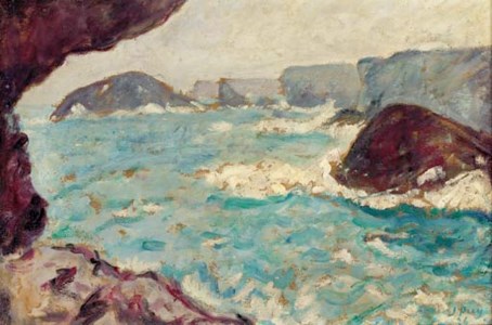 La côte rocheuse à Belle-Ile