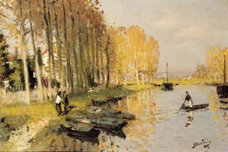 Automne au bord du Loing