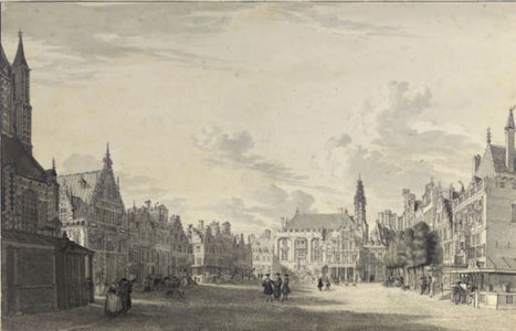 A view of the Grote Markt, Haarlem