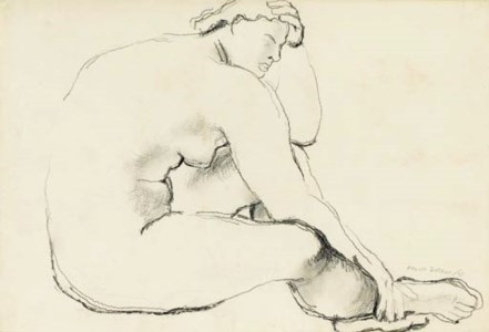 Seated Female Nude