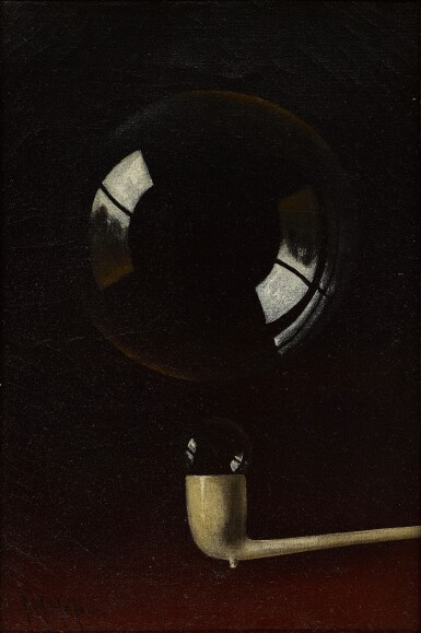 Still Life with Pipe and Bubbles