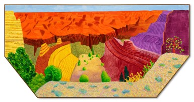 David Hockney, Grand Canyon II
