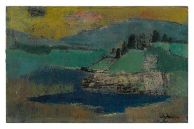 Blue Lake (Blue Landscape)