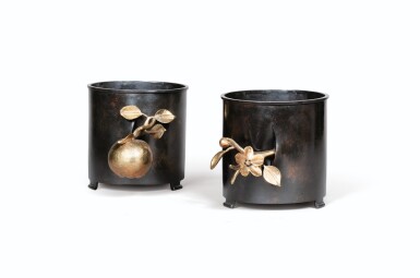 Pair of cache-pots Flora et Pomone, 2017