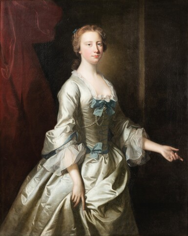 Portrait of Sarah Bridgeman, circa 1740-50 
