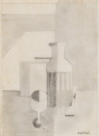 Nature morte, verre et carafe
