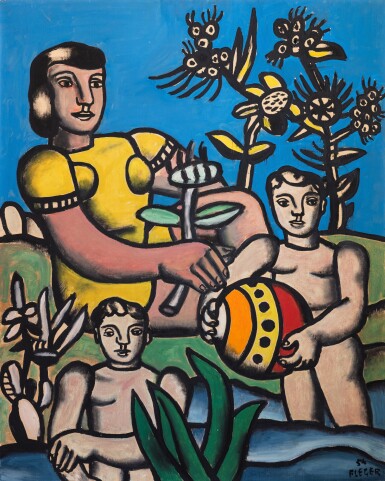 Fernand Léger, Le Campeur, étude