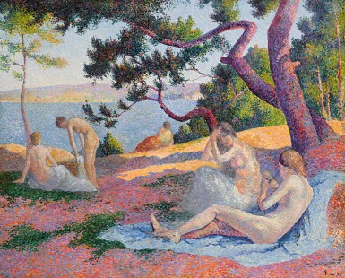 Maximilien Luce, Baigneuses à Saint-Tropez