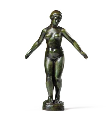 Baigneuse bras écartés 