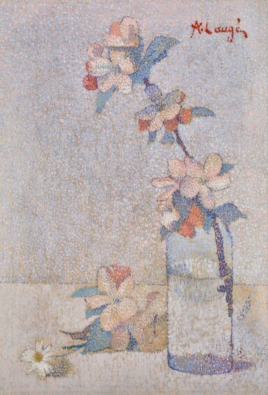 Branche d'amandier en fleur