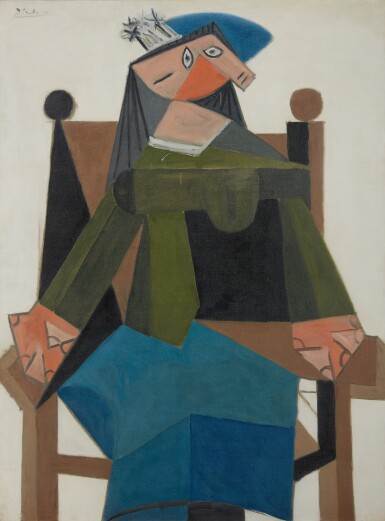 Pablo Picasso, Femme assise dans un fauteuil |《扶手椅上的女子坐像》