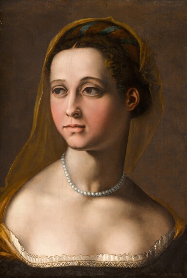 Portrait of a woman, head and shoulders |《女子肖像，頭與肩》