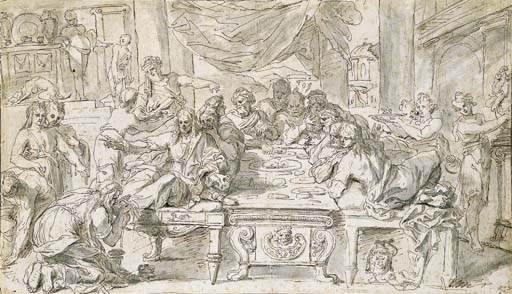 Christ at supper with Simon the Pharisee