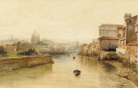 St. Marks, Rome, from the Tiber