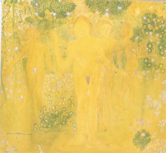 The Secret of Temptation (recto) Portrait of Ivan Kliun (verso)