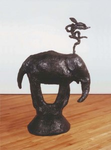 Elephant with Tusks and Nijinski Hare