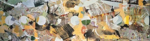 Untitled (white, brown and orange)
