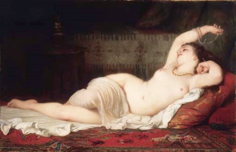 Odalisque au collier de perles