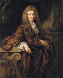 Portrait of a gentleman, three-quarter-length, in a brown cloak, in an interior