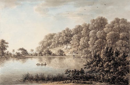 A view in Spring Park, near Tetbury, Gloucestershire