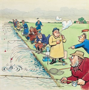 The angler who stopped to smoke