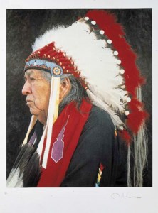 Native American Portraits : Two prints