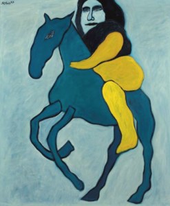 Blauwe ruiter - Blue horseman