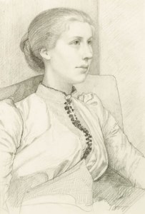 Portrait of Nellie Lindsay, half-length