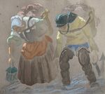 Pêcheurs à Boulogne sur Mer, 1941