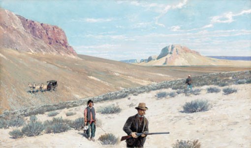 Theodore Roosevelt 'Sage Grouse Shooting'