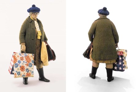 Lady With Shopping Bags